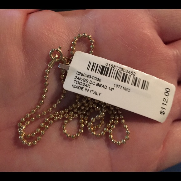 24k 18” DC Bead Giani Bernini - Picture 2 of 2